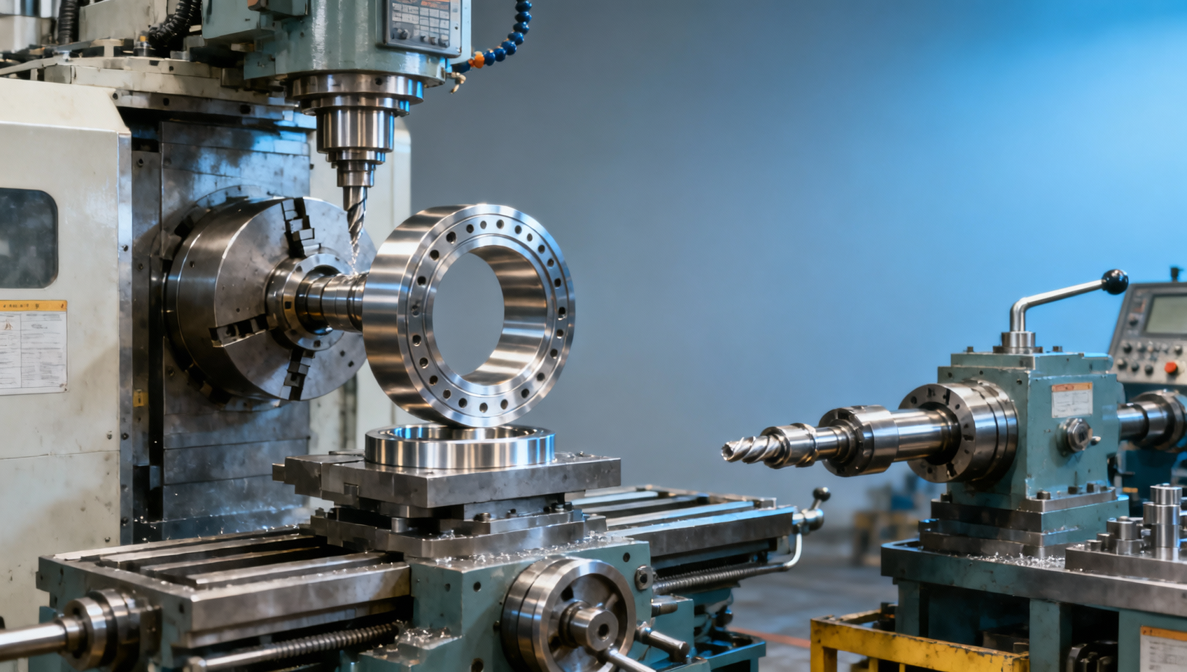 Vertical Lathe or Horizontal Setup for Large Ring Parts? Vertical Lathe or Horizontal Setup for Large Ring Parts?