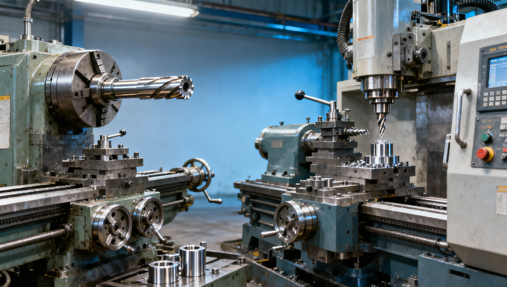 Industrial Lathe vs CNC Lathe: Key Differences Industrial Lathe vs CNC Lathe: Key Differences