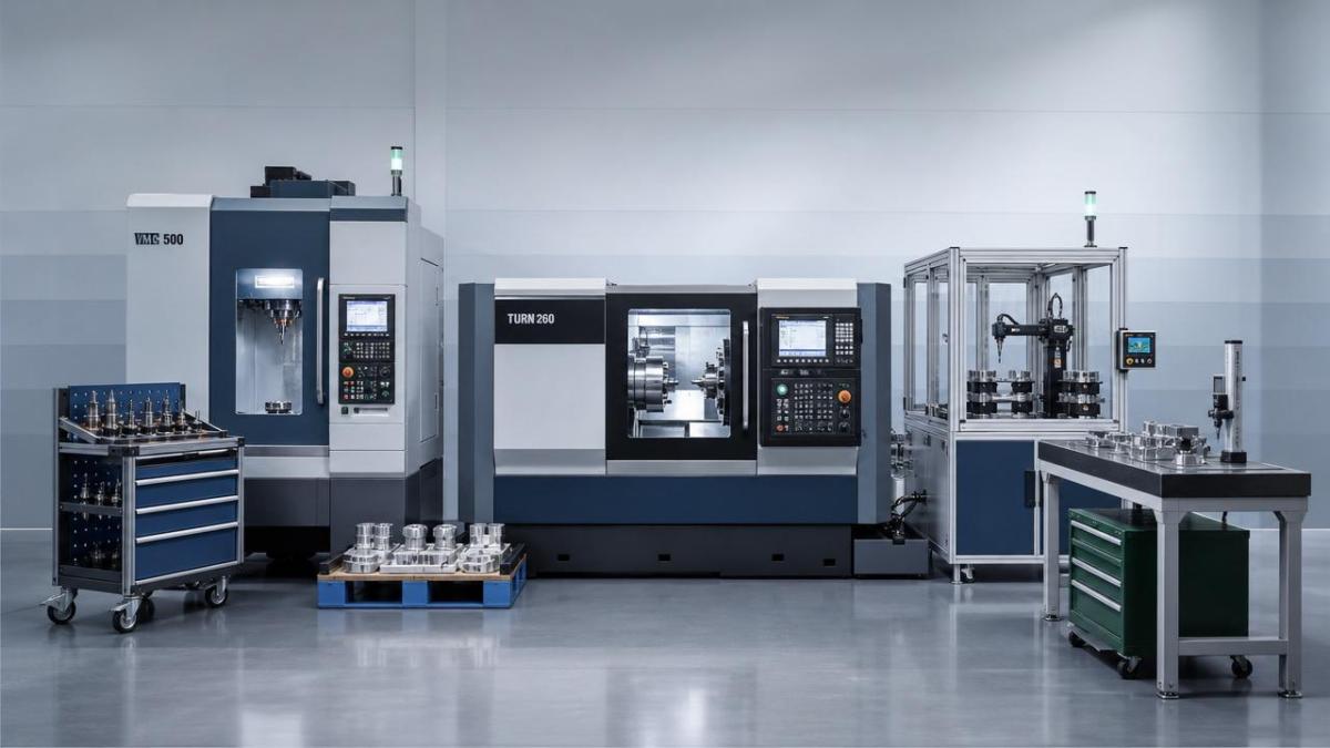 CNC industrial systems that fit small factory layouts CNC industrial systems that fit small factory layouts