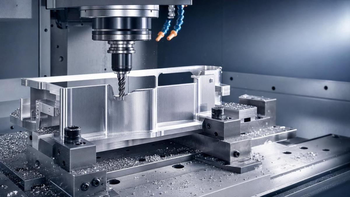 CNC milling chatter problems that show up in thin walls