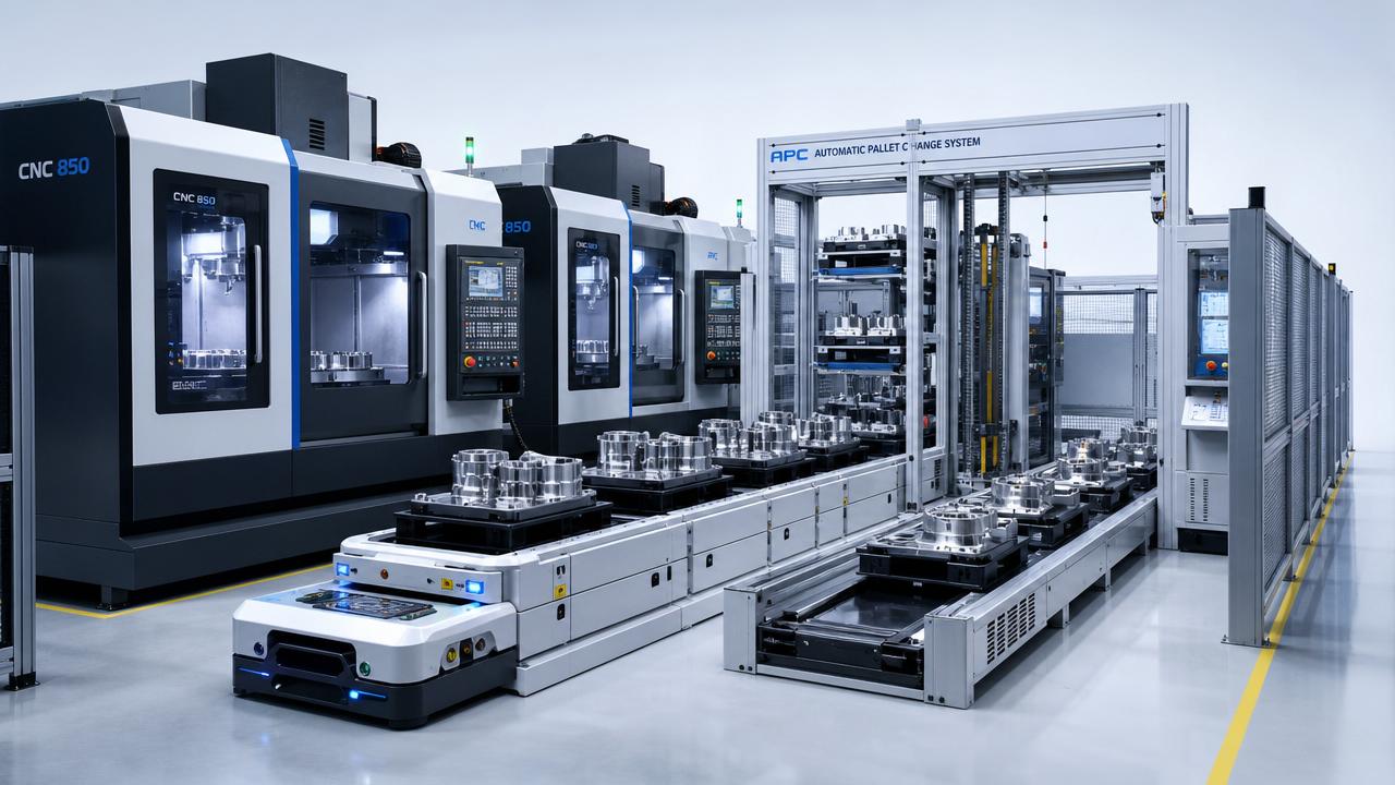 Space-saving CNC manufacturing without losing throughput Space-saving CNC manufacturing without losing throughput