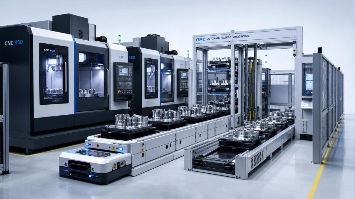 Space-saving CNC manufacturing without losing throughput Space-saving CNC manufacturing without losing throughput