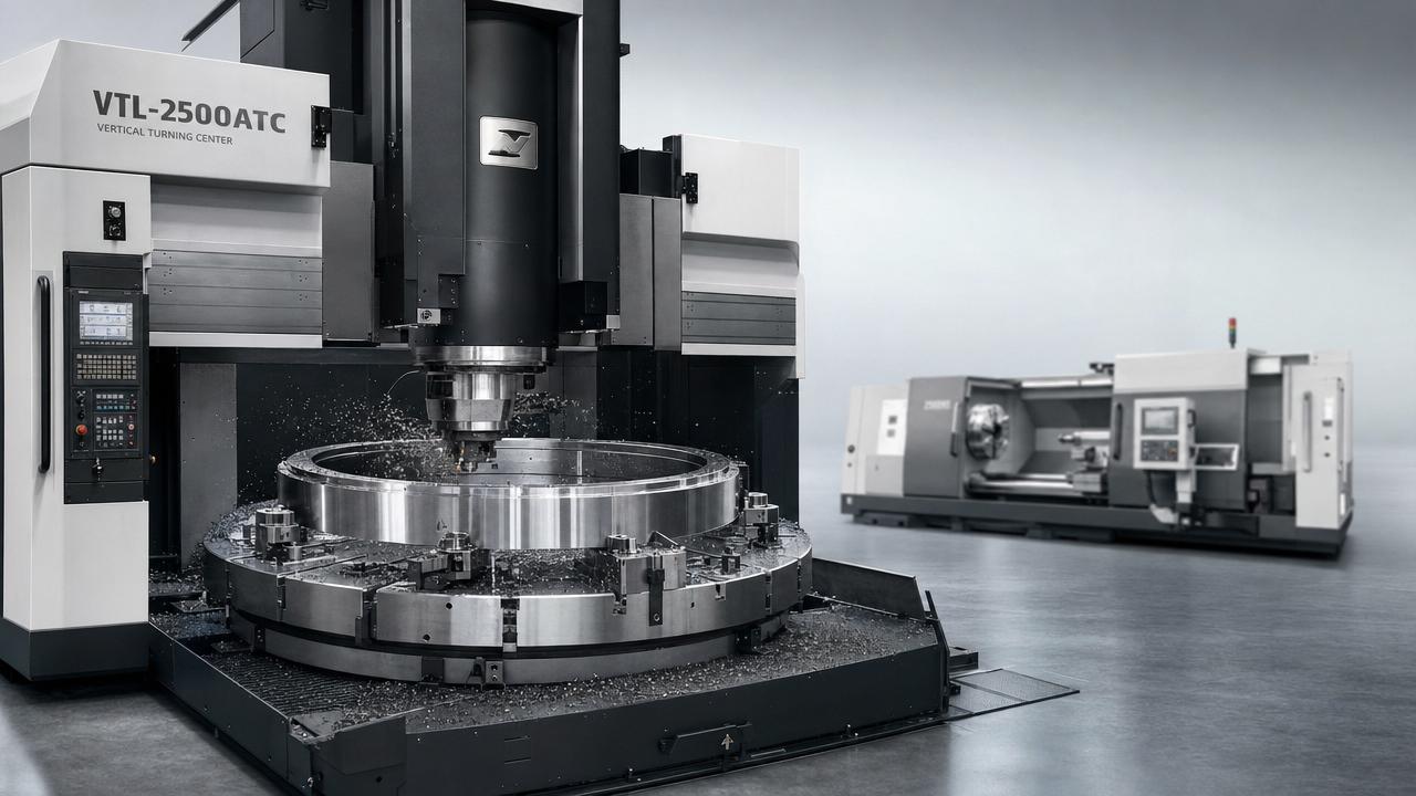 Where a vertical lathe fits better than a horizontal setup