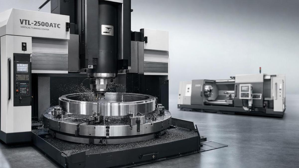Where a vertical lathe fits better than a horizontal setup