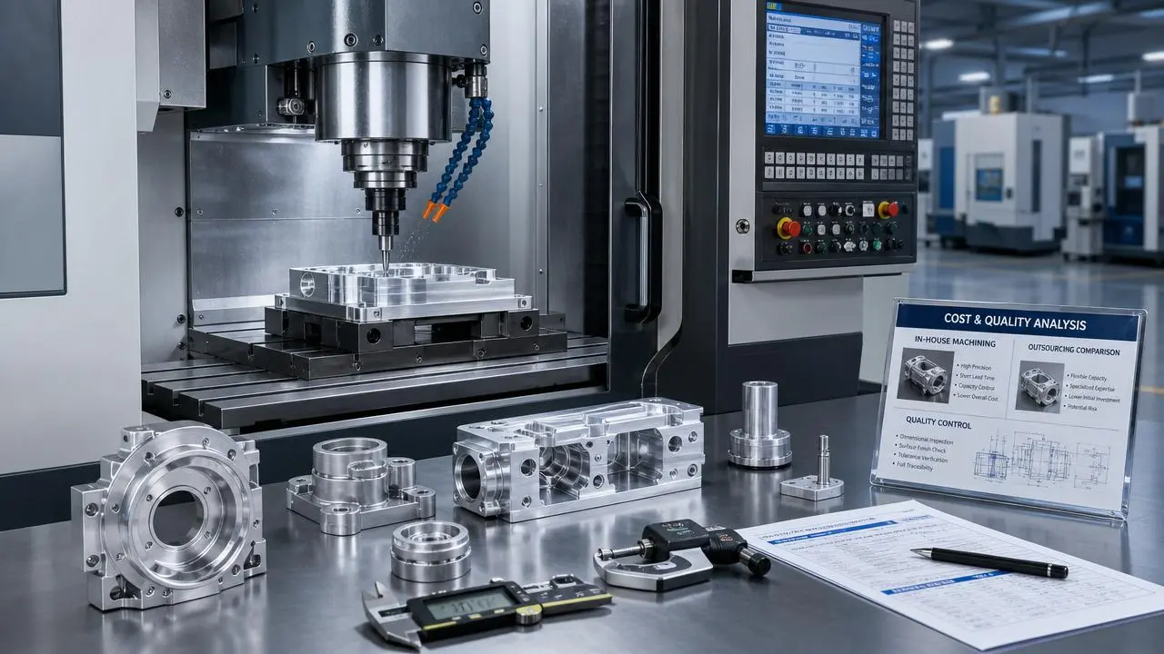 CNC Milling or Outsourcing? The Cost Gap Is Not Always Obvious CNC Milling or Outsourcing? The Cost Gap Is Not Always Obvious