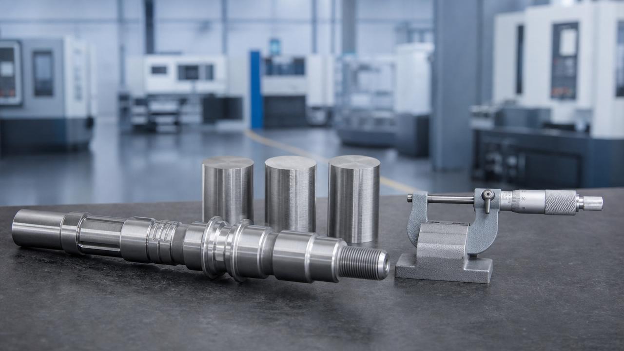 Shaft Parts Tolerance Problems Often Start With Material Choice