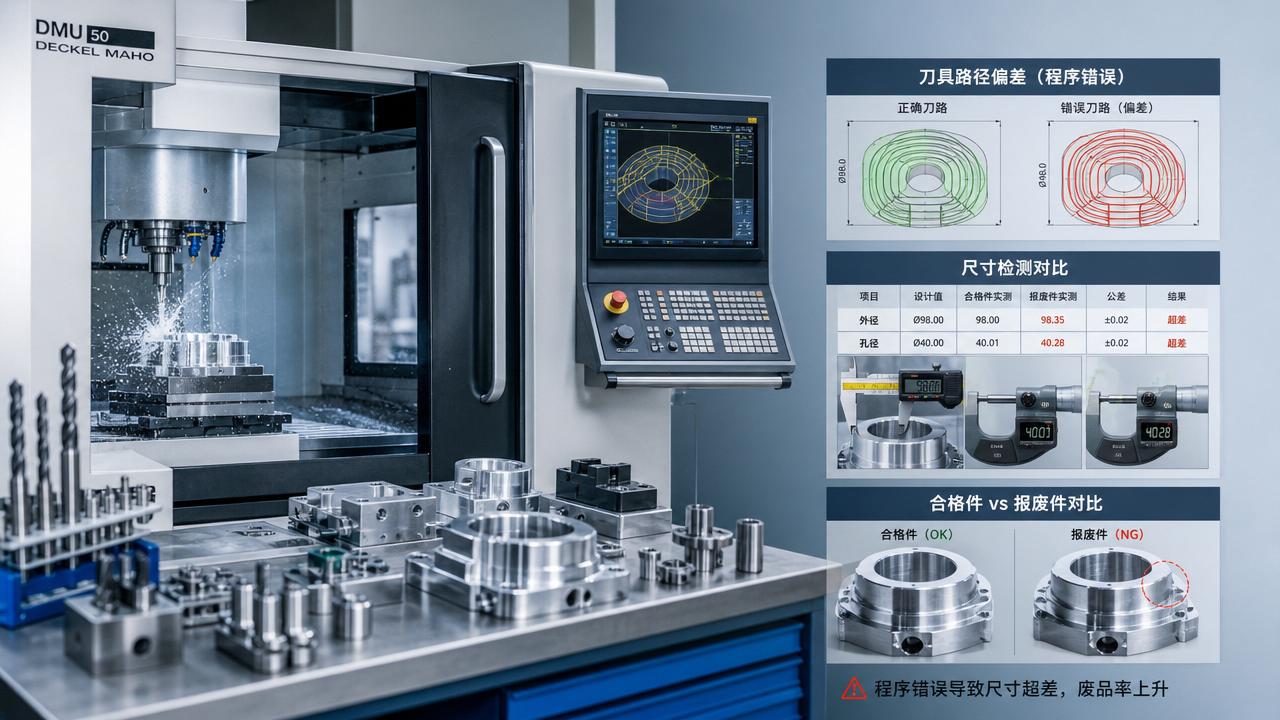 CNC Programming mistakes that quietly raise scrap rates CNC Programming mistakes that quietly raise scrap rates