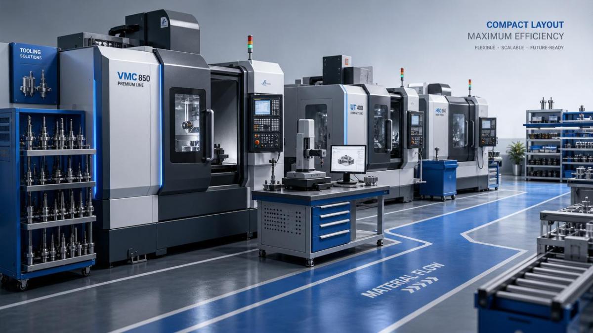 Why space-saving CNC manufacturing matters in small factories