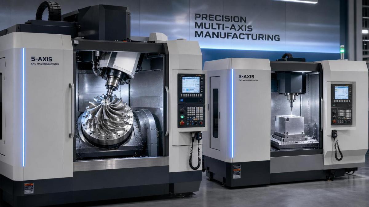 Multi-Axis CNC Manufacturing vs 3-Axis: When the Added Complexity Is Worth It