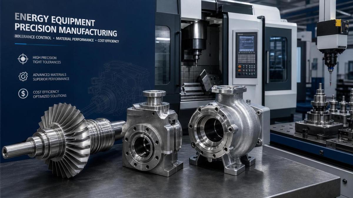 CNC Manufacturing for Energy Equipment: Key Tolerance, Material, and Cost Factors CNC Manufacturing for Energy Equipment: Key Tolerance, Material, and Cost Factors