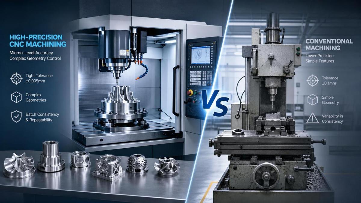 Precision Machining vs Conventional Machining: Which Process Fits Tight-Tolerance Parts?