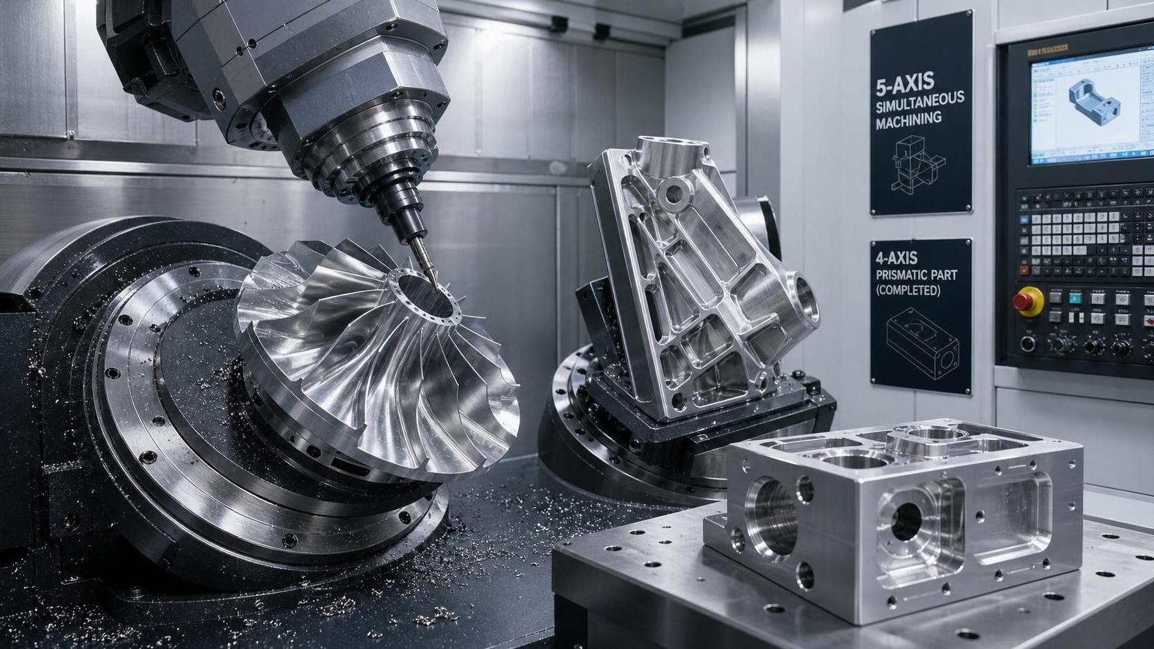 Multi-axis Machining Process for Complex Components: When Is 5-Axis Worth It? Multi-axis Machining Process for Complex Components: When Is 5-Axis Worth It?