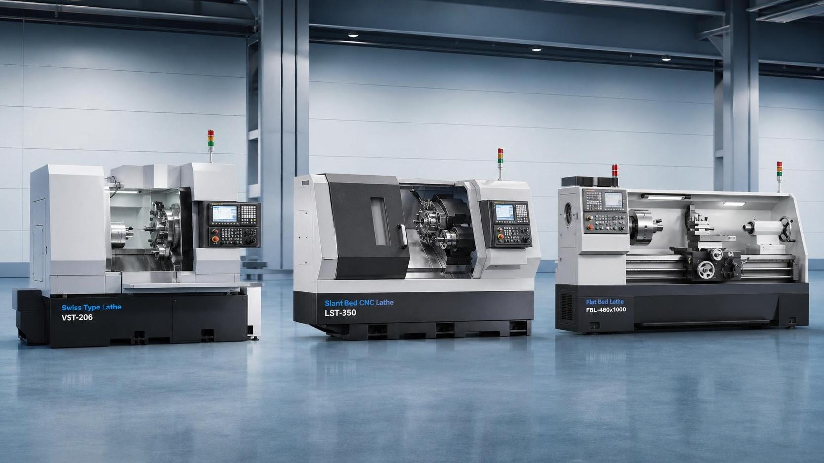 Precision Lathe Types Compared: Swiss-Type, Slant Bed, and Flat Bed Differences Precision Lathe Types Compared: Swiss-Type, Slant Bed, and Flat Bed Differences