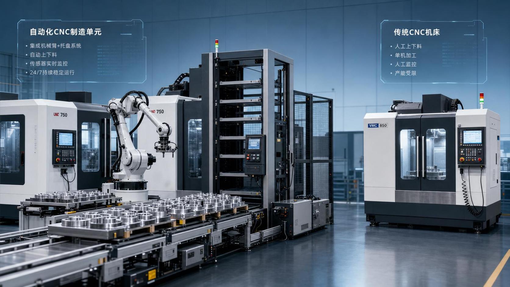 Automated CNC Manufacturing vs Traditional CNC Cells: Which Setup Fits Your Output Goals? Automated CNC Manufacturing vs Traditional CNC Cells: Which Setup Fits Your Output Goals?