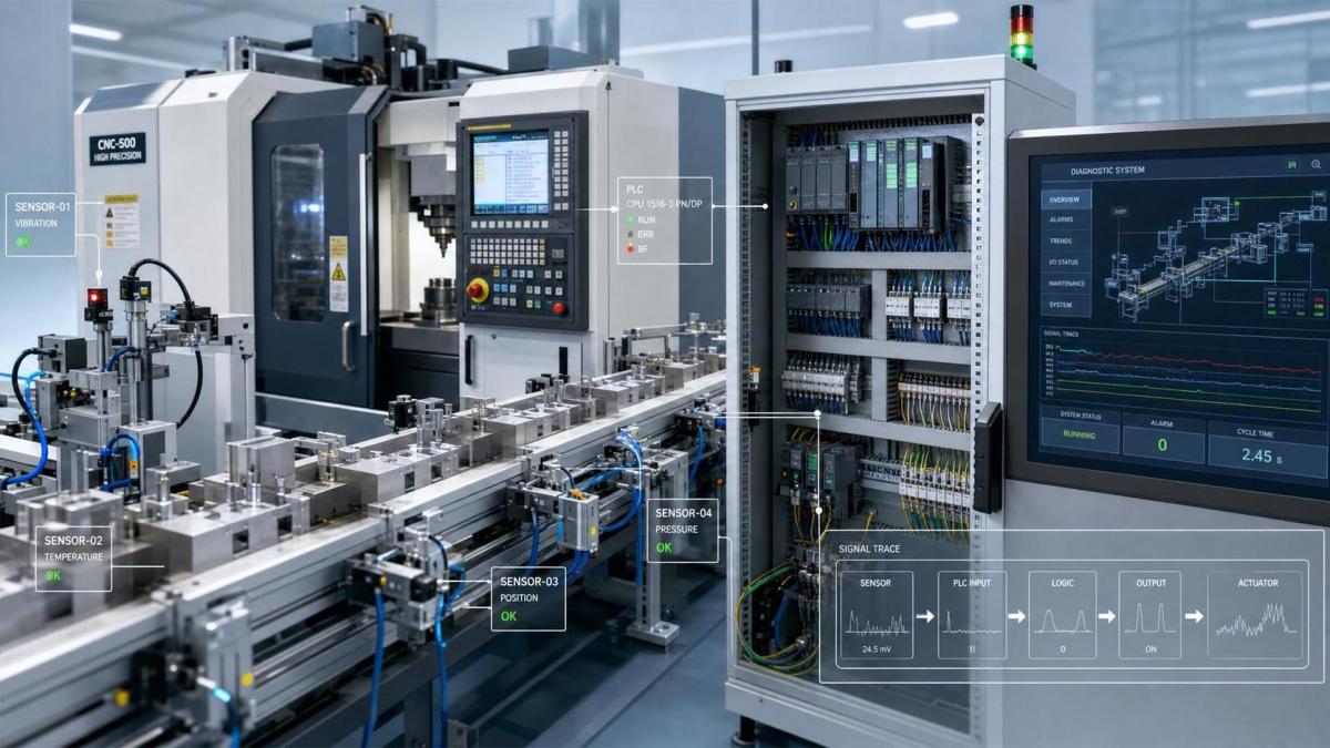 How to Diagnose Automated Production Line Troubleshooting Issues From Sensors to PLC Logic How to Diagnose Automated Production Line Troubleshooting Issues From Sensors to PLC Logic