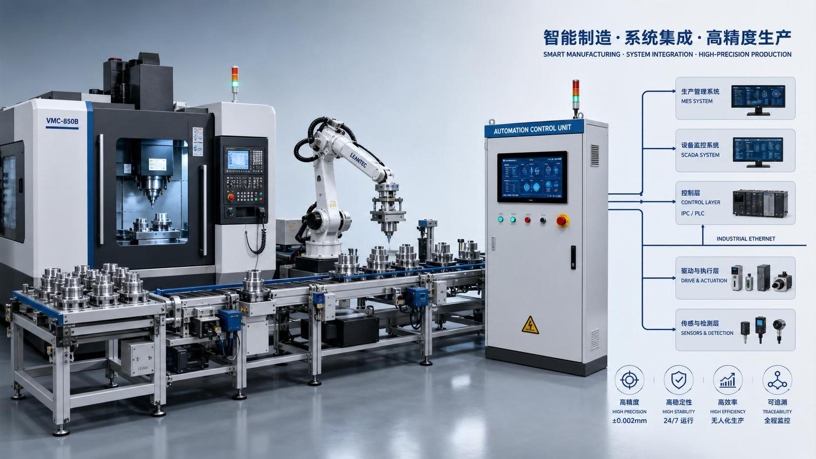 Industrial Automation Control System for CNC Machines: Key Functions and Integration Points Industrial Automation Control System for CNC Machines: Key Functions and Integration Points