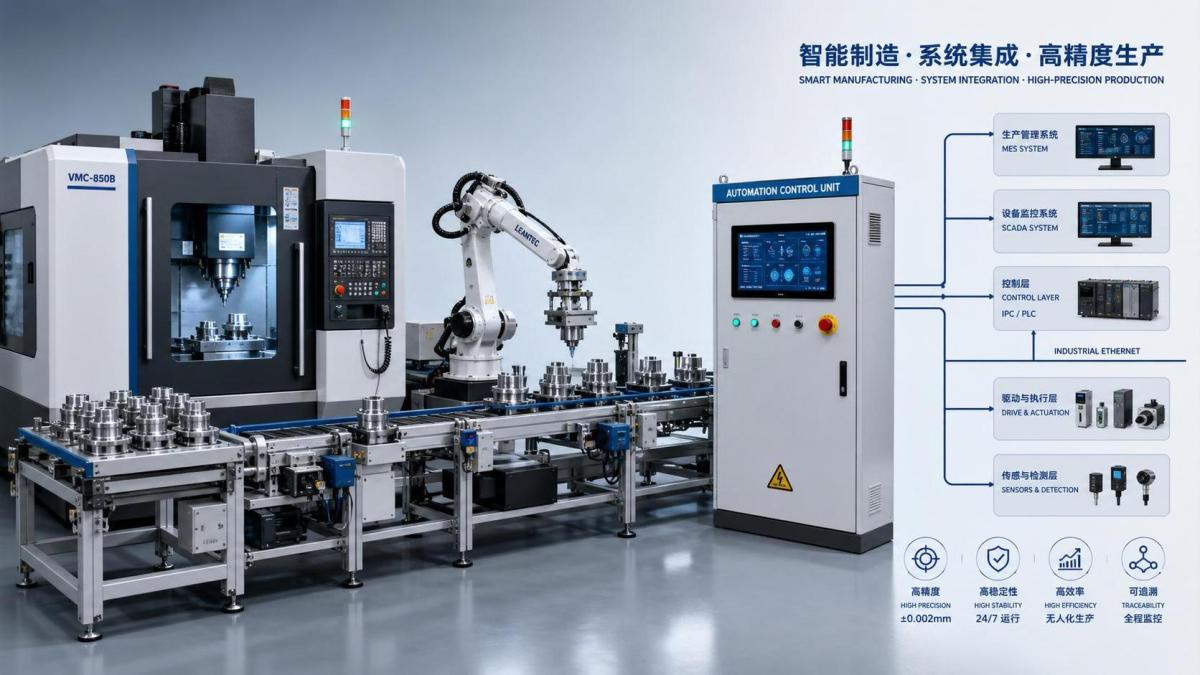 Industrial Automation Control System for CNC Machines: Key Functions and Integration Points Industrial Automation Control System for CNC Machines: Key Functions and Integration Points