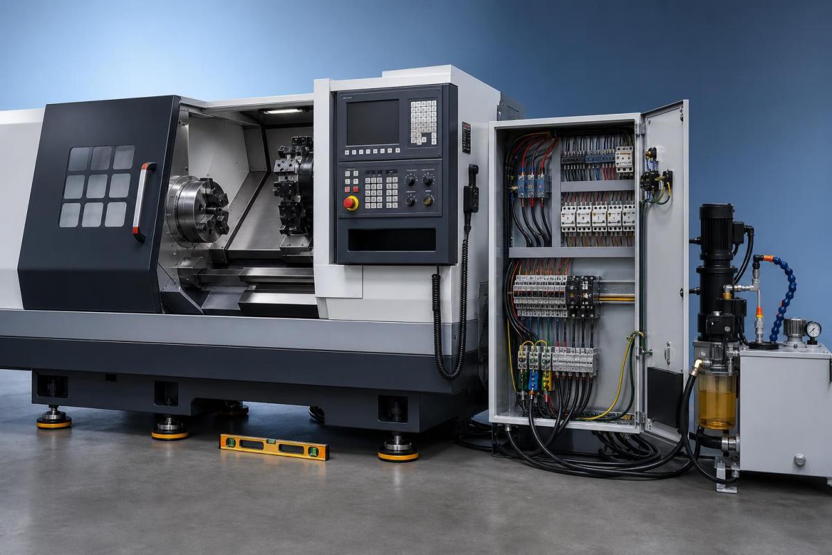 CNC Lathe Quick Installation Guide: How to Avoid Alignment and Wiring Mistakes CNC Lathe Quick Installation Guide: How to Avoid Alignment and Wiring Mistakes