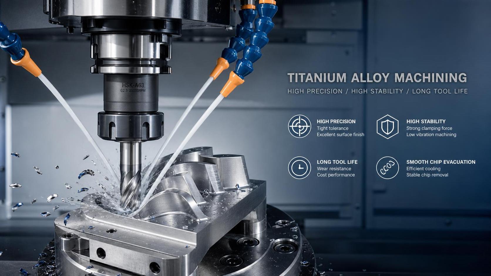 How to Choose a CNC Tooling System for Titanium Machining by Tool Life and Stability How to Choose a CNC Tooling System for Titanium Machining by Tool Life and Stability