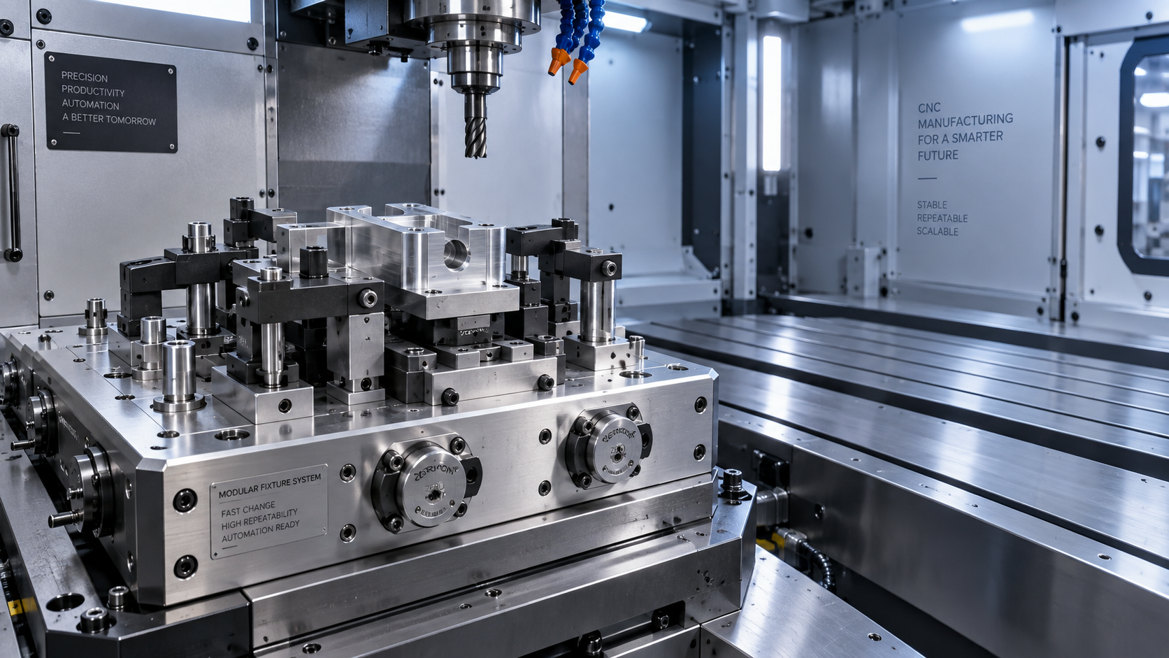 Zero-Point Clamping or Modular Fixtures? Choosing a Faster CNC Changeover System Zero-Point Clamping or Modular Fixtures? Choosing a Faster CNC Changeover System