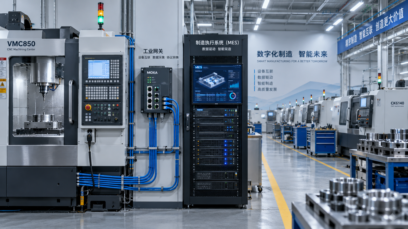 Digital Manufacturing for Smart Factories: Connecting Legacy Machines to MES Digital Manufacturing for Smart Factories: Connecting Legacy Machines to MES