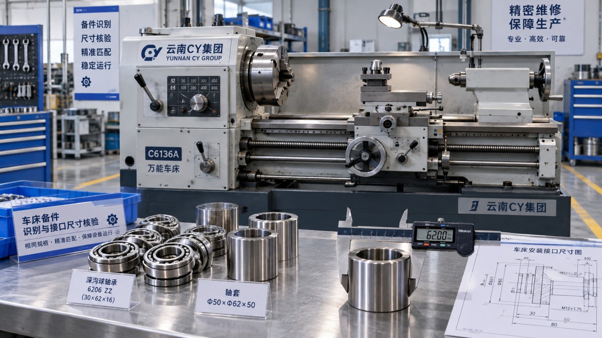 How to verify spare part compatibility for Yunnan CY Group lathes How to verify spare part compatibility for Yunnan CY Group lathes