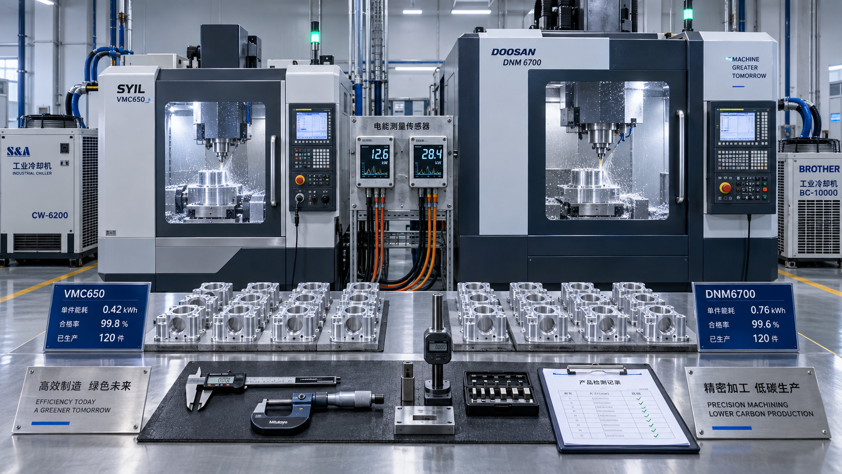 How to compare CNC machines by their lifetime carbon footprint