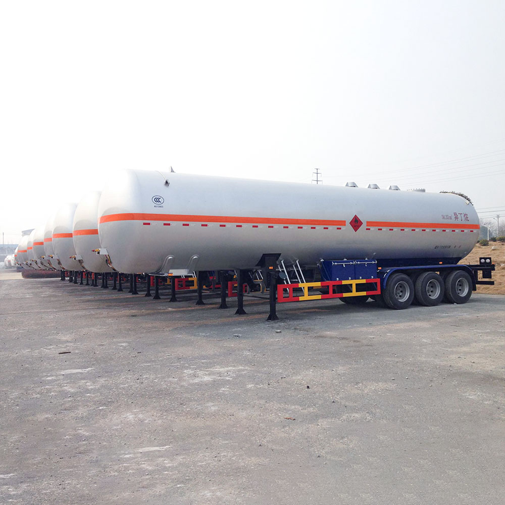 3 محور ناقلة البروبيلين غاز البترول المسال شبه مقطورة