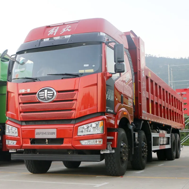 شاحنة تفريغ FAW J6P 8×4 بقوة 500 حصان