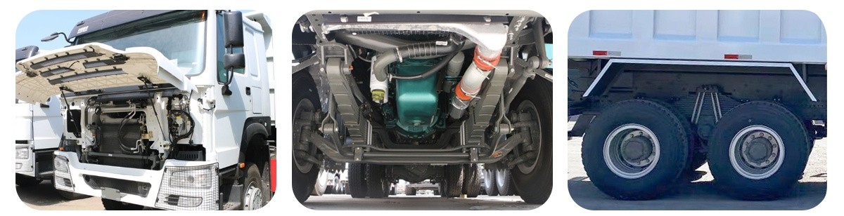 Howo 6×4 / 8×4 Camion à benne basculante