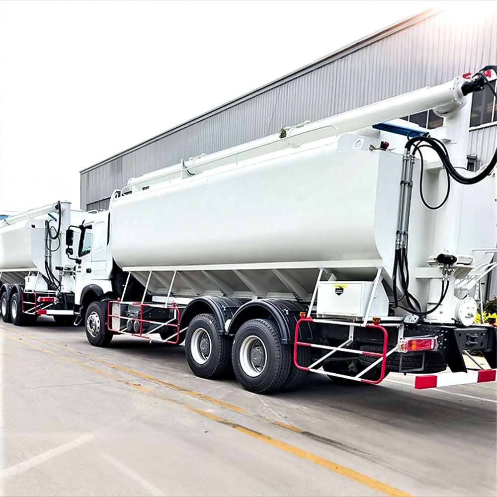 Camion de transport d'aliments en vrac Howo 380hp 6×4