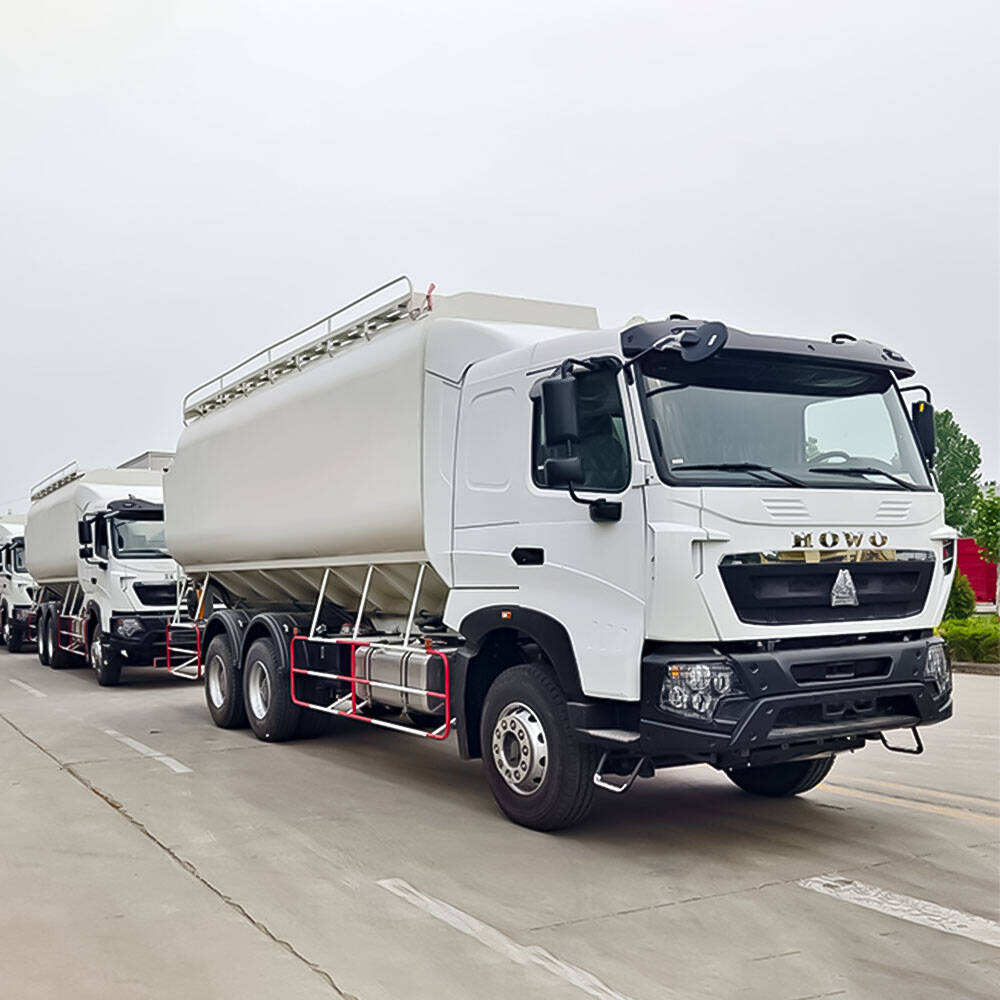 Camion de transport d'aliments en vrac Howo 380hp 6×4