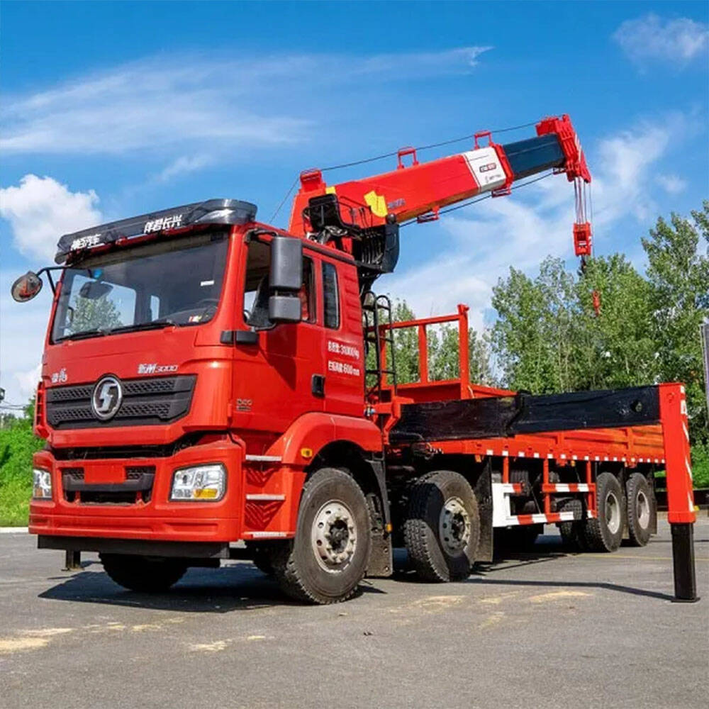 Grue embarquée Shacman M3000 8×4 pour usage intensif
