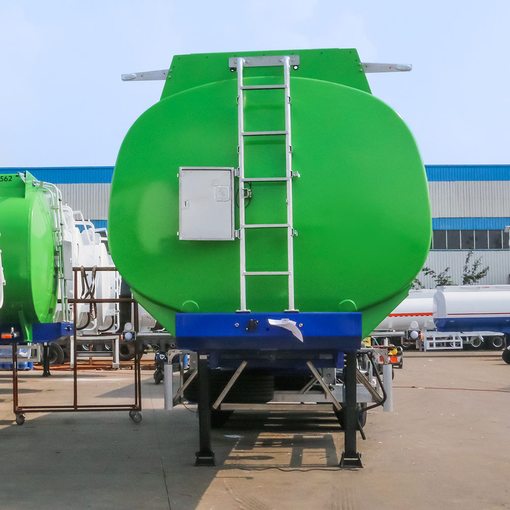 Remorque-citerne à carburant en aluminium à 3 essieux du groupe ZW