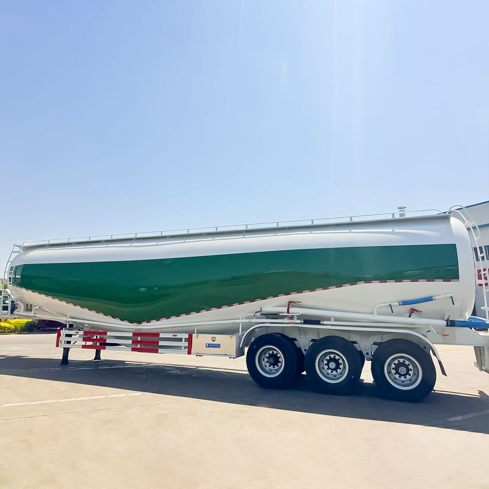 85CBM 3 essieux Citerne à ciment en vrac Semi-remorque