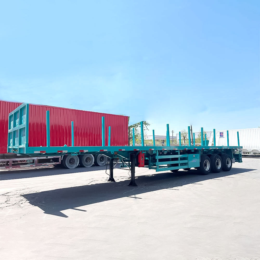 Remorque plate standard 40FT pour la logistique