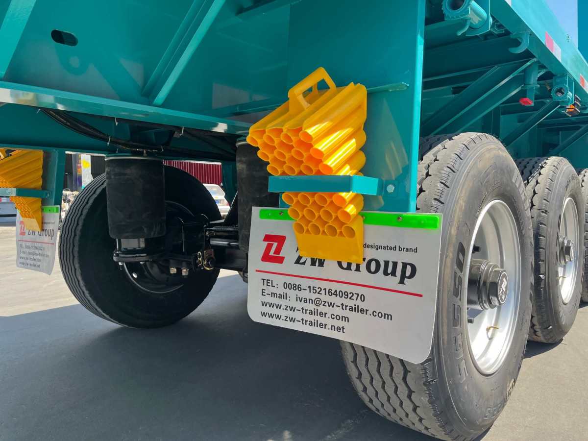 Remorque plate standard 40FT pour la logistique