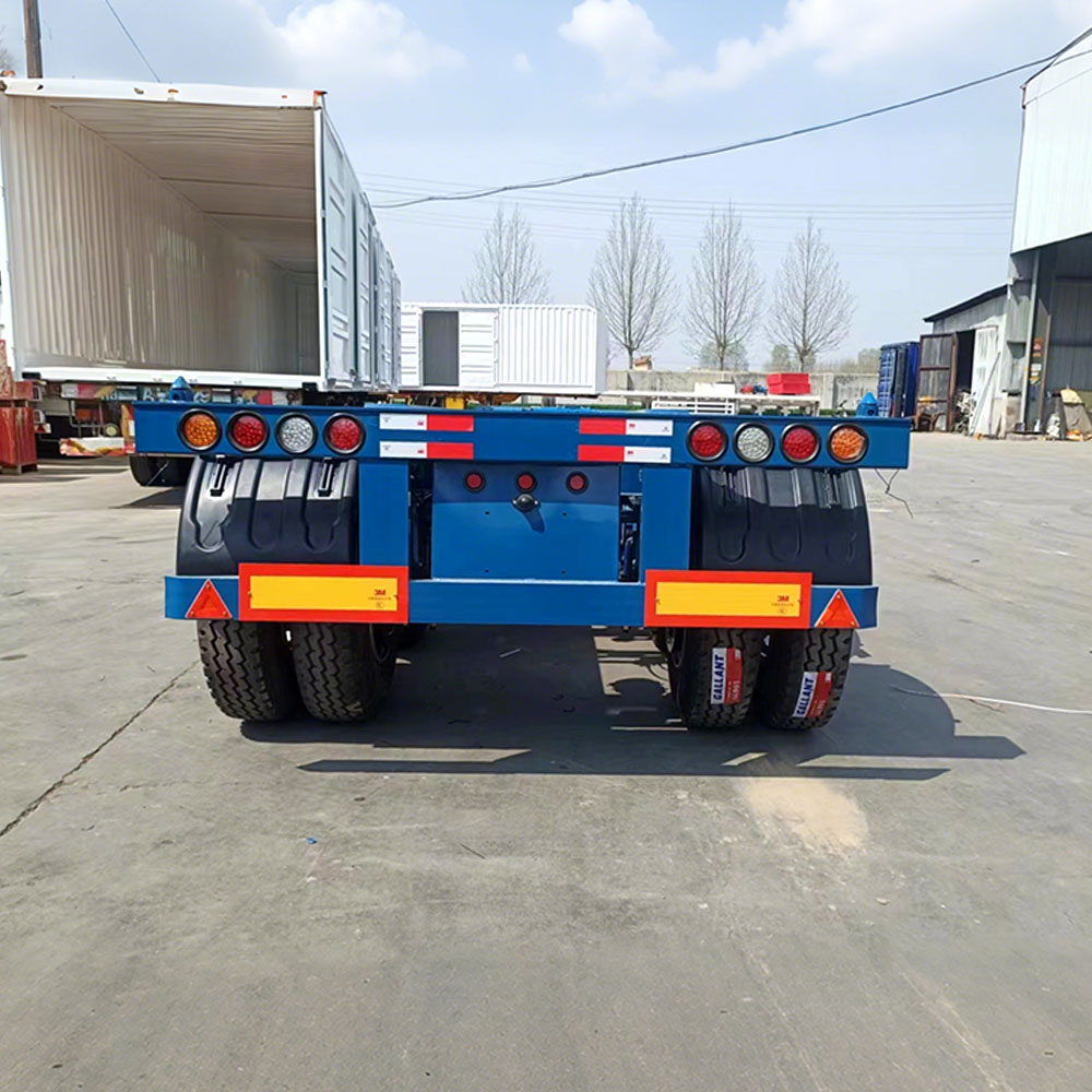 2 essieux 40FT remorque squelette semi
