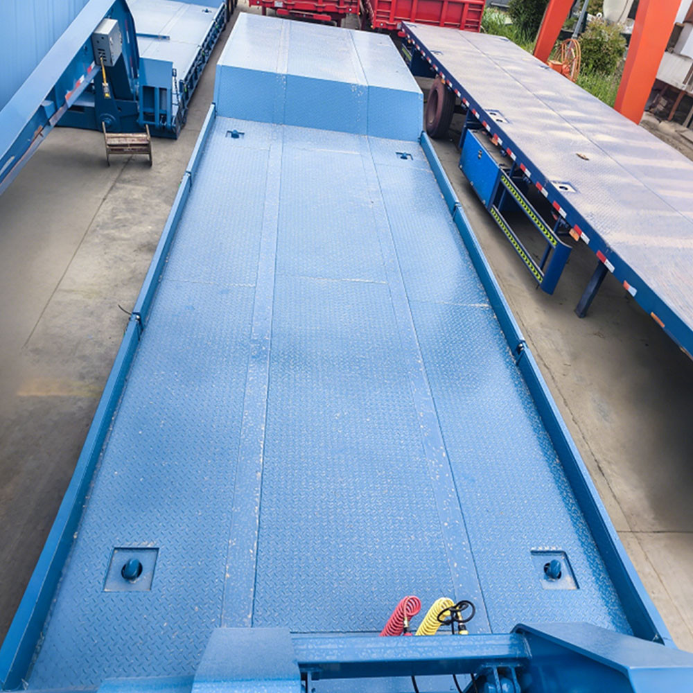 60 Tonnes 3 Essieux RGN Semi-Remorque Lowboy