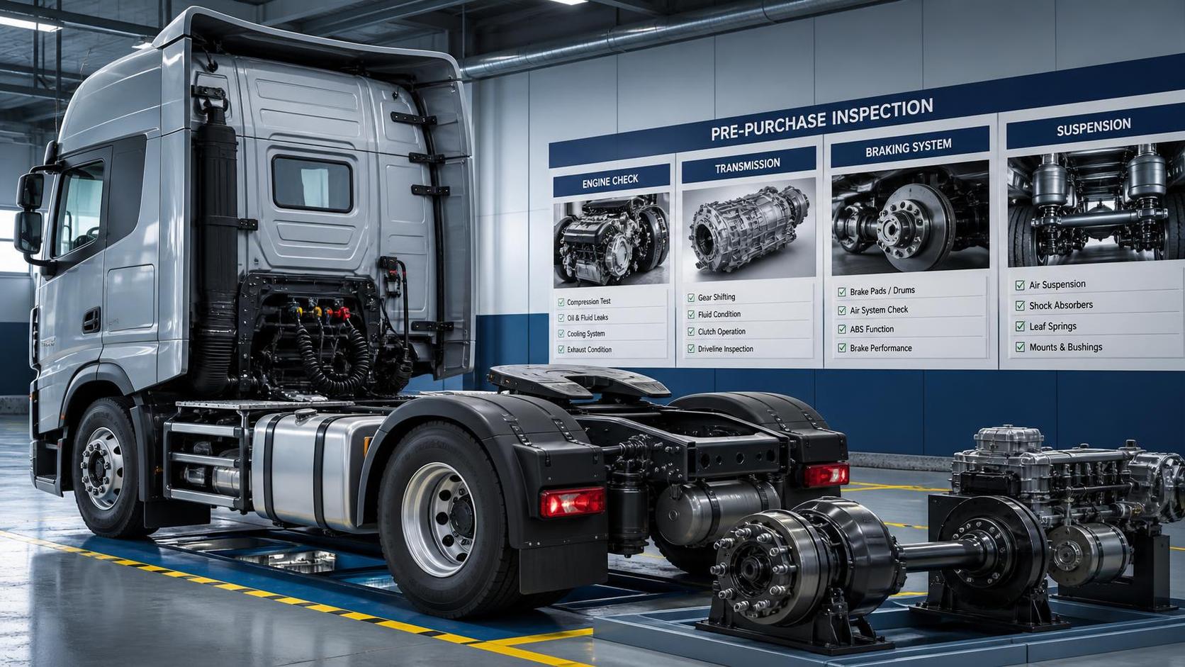 Quelles pièces devez-vous inspecter avant d’acheter un camion poids lourd d’occasion ?