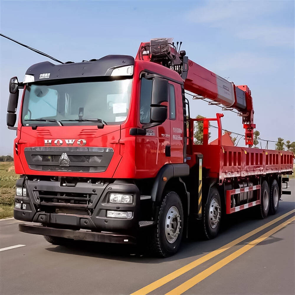 Howo TX 350HP 8×4 Caminhão Pesado com Guincho Montado