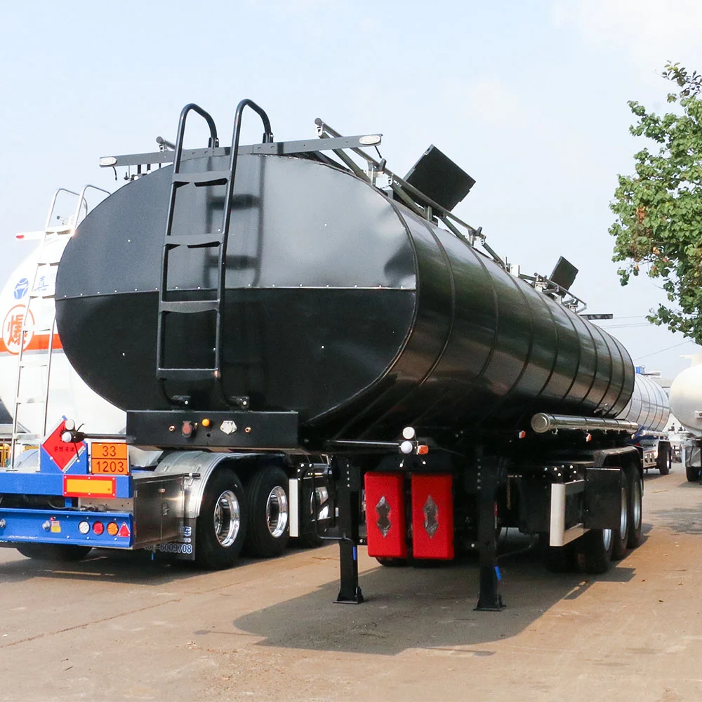 Reboque de Transporte de Asfalto Quente com 3 Eixos