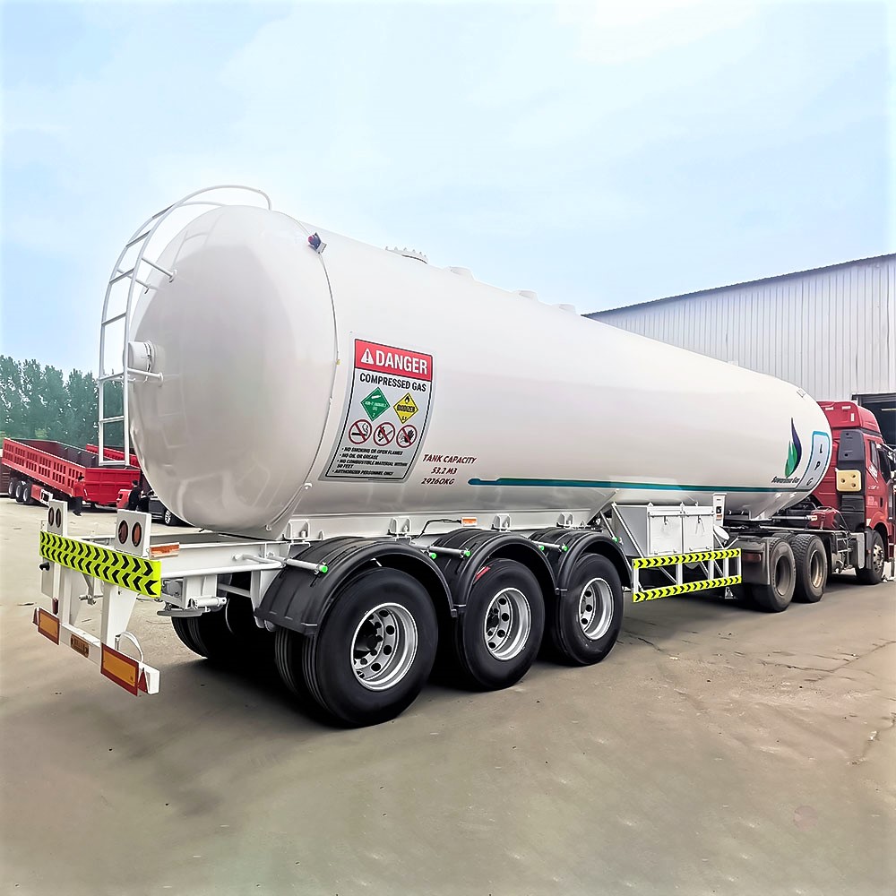 53.2m³ Reboque Tanque de GLP com 3 Eixos
