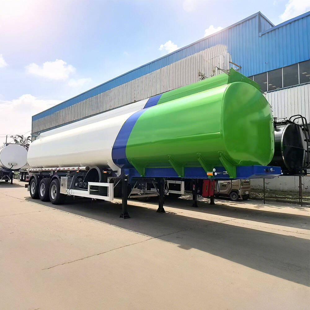 ZW Group Reboque Tanque de Combustível de Alumínio com 3 Eixos