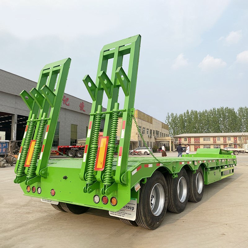 Semi-reboque Lowbed de 3 Eixos 60 Toneladas