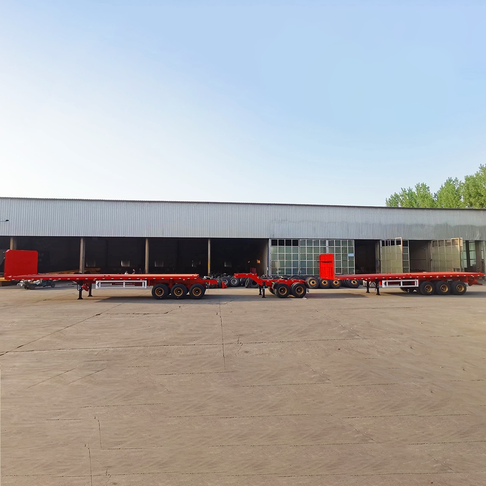 Reboque de Carga Plataforma Tri Eixo Superlink