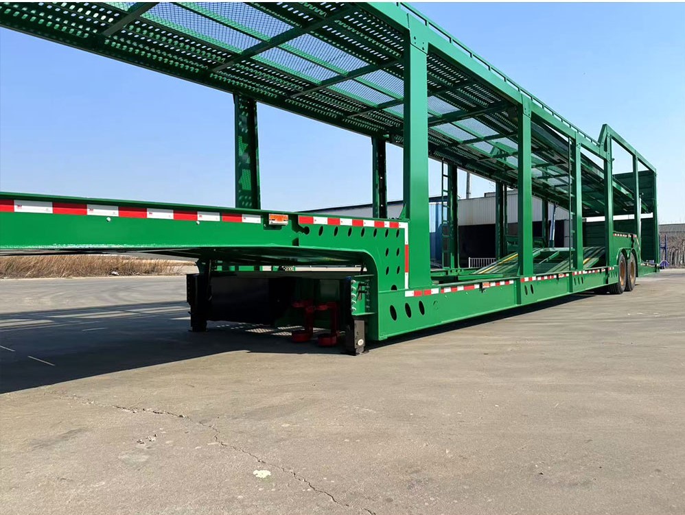 2 Eixos Reboque de Transporte para 8 Carros