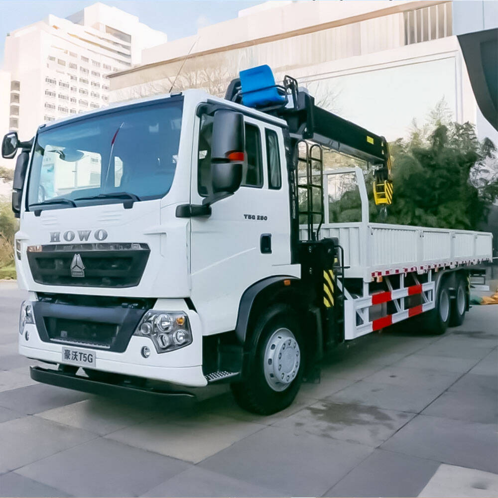 Howo T5G 280HP 6×4 Grúa Montada en Camión