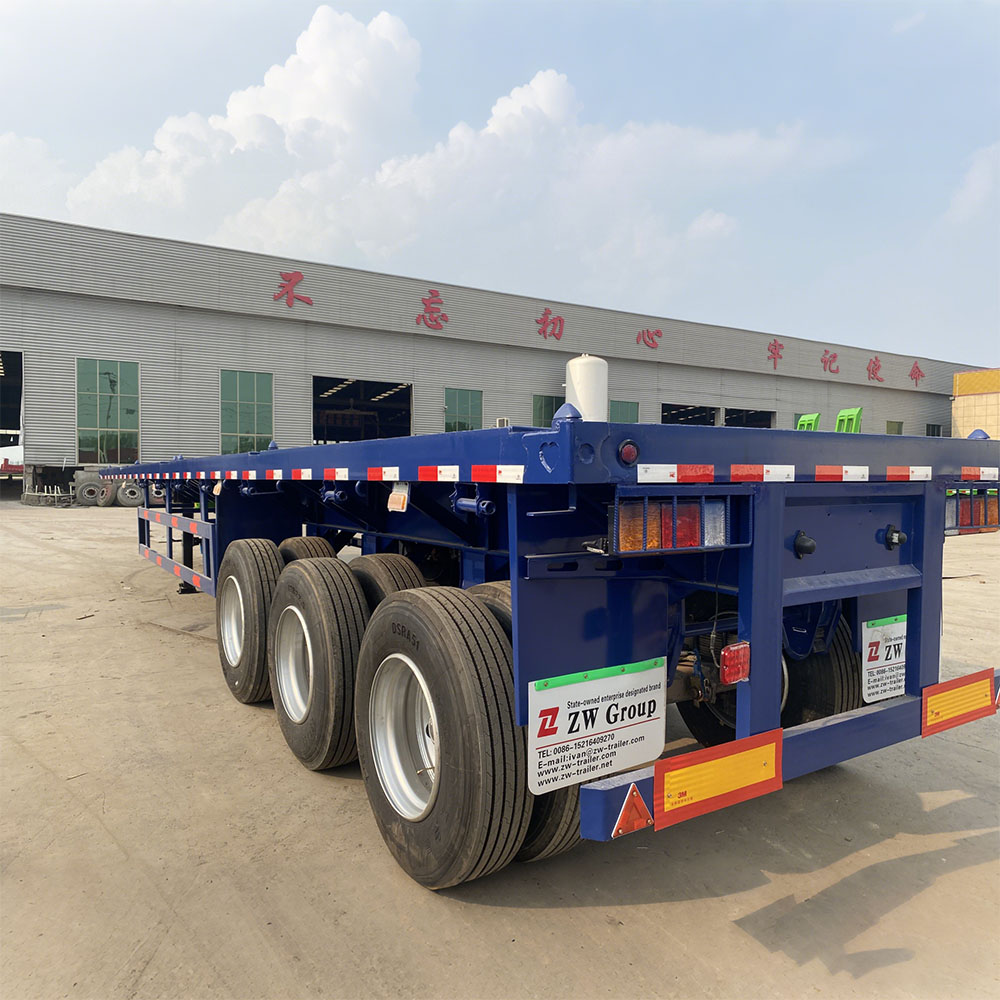 Remolque Plataforma de 3 Ejes 53FT para Transporte Logístico