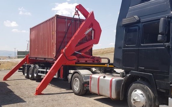 Remolque cargador de contenedores de 3 ejes 40FT